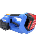 Beefed Up Replacement Tension Wheel Drive 1821 047 013 For Strapex STB68 STB70 ORGAPACK OR T120 ORT250 Battery Powered Plastic Strapping Tool No Slip And Restores Tight Seals., OR-T250 cordless strapping tool, blue and black with red rear vent