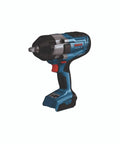 Heavy Duty 18 Volt Cordless Impact Wrench With Half Inch Drive Friction Ring And Beast Mode Torque For Stubborn Bolts Along With Three Speed Settings To Get The Job Done Bare Tool Setup against a white background.