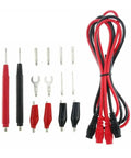 Digital Multimeter Probe Kit With 16 Piece Needle Tip Probes Insulated Clips And Test Pens For 4mm Meters In Card Slot 1000V Rated Versatile Measurement Accessory Kit