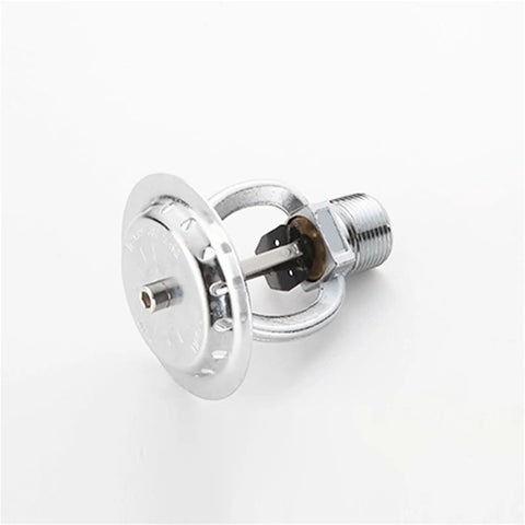 Heavy Duty Fast Acting Fire Sprinkler Head Built For No Nonsense Protection Triggering At 68 Degrees With A Rock Solid K 202 Flow Rating Optimized For Warehouse Security And Large Commercial Spaces, silver finish, shown from a side angle.
