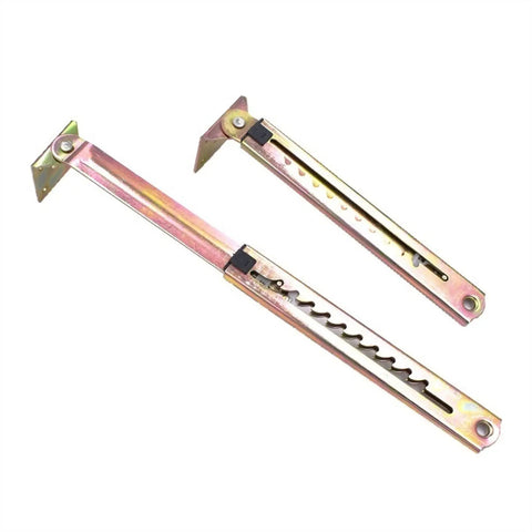 2 Pack Angle Desk Lifting Rod And 10 Gear Adjustable Angle Hinge For Cabinet Doors Silent Hydraulic Soft Close Door Hardware