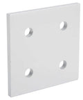 5 Pack Aluminum Joining Plates With Four Holes Vertical Flat Plate Connectors For Frame Building Lightweight Yet Built Tough Reinforcement