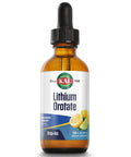 Liquid Lithium Orotate Dropins Chelated For Mood And Relaxation Support With Natural Lemon Lime Flavor 2 Oz Bottle