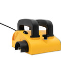 Heavy Duty Electric Wall Planer And Tough Concrete Scraper With A Ripping Tungsten Steel Blade close-up view with handles and power cord.