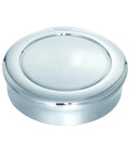 Front view of Washer And Dryer Control Knob Replacement DC97-18058C with ABS Core, chrome finish, for Samsung models.