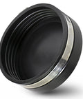4 Inch Flexible PVC Pipe Cap With Stainless Steel Clamps For DWV Systems Black Dope Durable Cap Details