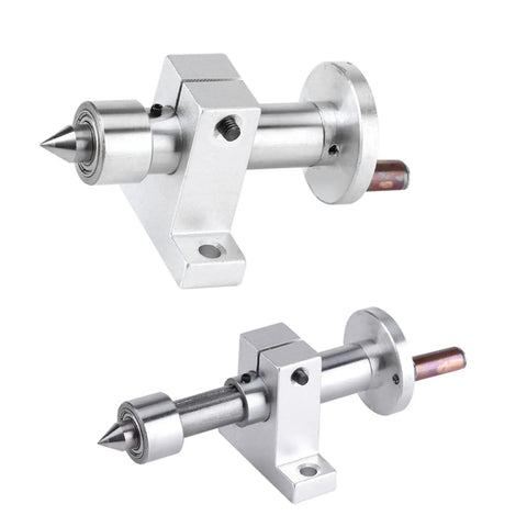 Mini Lathe Live Center Double Bearing Revolving Center For Precision DIY Projects, heat resistant metal, side view
