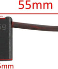 2 Pack 381028-02 Miter Saw Replacement Brushes For DW718 DW717 DWS780 Models, detailed dimensions of carbon brush