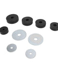 Dimple Die Set For Sheet Metal With 5 Sizes And 2 Steel Backing Plates Flared Hole Dies shown with carbon steel nylon construction