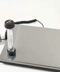 Heavy Duty Slick Digital Postal Scale With Crisp External Backlit Display Plug And Play Setup No Fuss Calibration High Precision Sensor Waterproof Stainless Platform For Shipping Parcels Up To Four Hundred Forty Pounds on a white background.