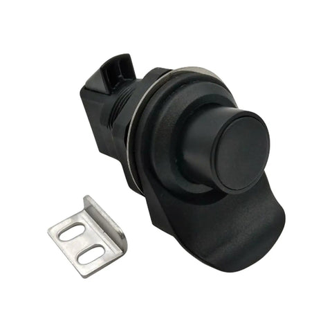 Push Button Latches With Smooth Locking Mechanism, Waterproof Cabinet Door Latch For Camping Trailers And RVs, Tough ABS Build