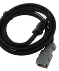 Encoder Extension Cable For Sigma V Servo Motors 6ft Long, Compatible With JZSP CMP00 02 E, coiled with connector ends