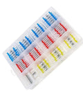 Get Awesome 300Pc Heat Shrink Butt Connector Waterproof Solder Seal Terminal Kit With Assorted Sizes And Adhesive Lined Triple Layer Protection For Durable Electrical Repairs That Last. assorted crimp connectors in a clear case, blue red yellow