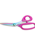 Heavy Duty Titanium Coated Stainless Steel Multi Purpose Sewing Scissors For Fabric And Leather Go To Everyday Workhorse For Tailoring Quilting Dressmaking Home Office Art And School Eight Inch, 8.3 in, pink grips