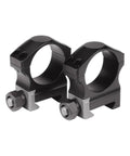 Nightforce Xtreme Duty Ultralite 30mm 4 Screw Hard Anodized Aluminum Gun Scope Rings Mounts Set Of Two Low 0.885 Inch Black