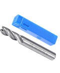 4 Flute Spiral End Mill Bit 7mm Diameter 19mm Cutting Length Heavy Duty High Speed Steel Milling Cutter with case