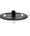 Black mop plate board holder for Washable Mop Cloth Replacement Kit For Robot Vacuums.