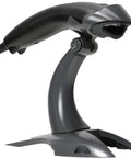 Voyager General Duty Single Line Wired Handheld Barcode Scanner 1200g with fast reliable scanning, on stand display.