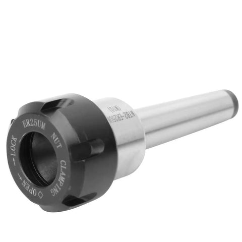 MT2 ER25 Collet Chuck With M10 Thread CNC Milling Tool Holder for MT2 Shanks 45 Steel Precision Machining Fixture