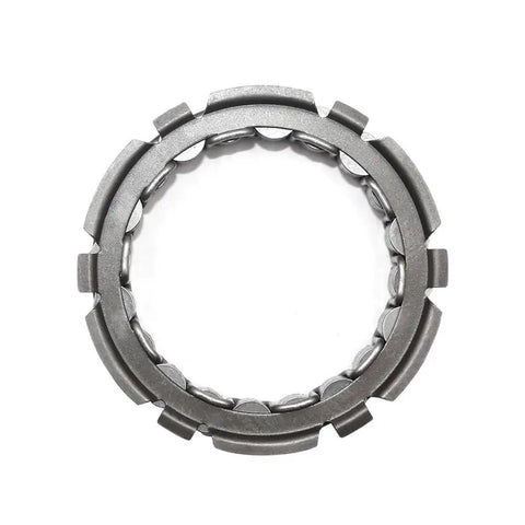 Heavy Duty Motorcycle Starter Overrunning Clutch Bearing Replacement With Slick Smooth One Way Engagement For BE RST 4T CR X9 EV CA MP3 Motors, circular steel bearing.