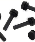 Grate Rubber Feet Replacement for Gas Stove Burners, black heat resistant rubber foot pads, six pieces displayed