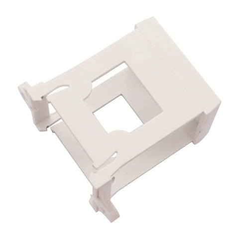 4 Pack 22mm Push Button Switch DIN Rail Mounting Bracket Set Waterproof Dustproof Polycarbonate Construction Keeps Button Secure And In Place Durable Industrial Panel Mounts Switches And Rails Not Included