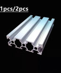 1 piece of 2060 Aluminum Profile Extrusion Rail Set for 3D Printers Anodized Linear Guide with wire guide