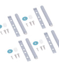 20Pcs Cabinet Door Rebound Devices For Wardrobe, Drawers, And Sliding Doors, shown with screws and plugs, size 8.5 by 1.2 cm.