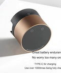 Smart Electric Coffee Tamper With 20 Level Adjustable Pressure And Precision Depth Control Featuring Steady Force For Flavor Packed Espresso Shots Quick Type C Charging and a compact round design for easy home brewing.