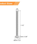Boss Level Four Forty One Half Inch Pan Head Machine Screws Sporting Phillips Drive dimensions #4 1.5in 304 Stainless Steel