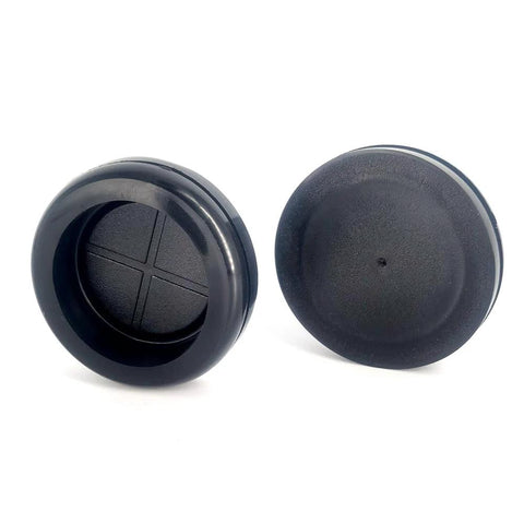 Six Pack Rubber Grommets For Wiring With 1-1/2 Inch Inner Diameter And 1-3/4 Inch Drill Hole Outer Diameter 2.1 Inches, two grommets shown