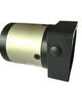 Top Tier Economy Planetary Reducer Gearbox Delivering Ultra Precise 8 Arcmin Backlash Ideal For Nema 34 Stepper Motors With 80 Mm Round Flange And Reliable 15 1 To 100 1 Speed Reduction Ratios, featuring sleek gold and black design, compact size.
