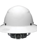 Carbon Fiber Full Brim Hard Hat With Reinforced Shell For All Day Comfort And Expanded Coverage White Carbon Safety Gear