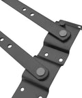 Close-up of Dope Lift Up Top Coffee Table Mechanism With Spring Assist Air Operated Convertible Desk Hardware Hinge Bracket