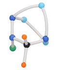 Vibrant Molecular Model Kit With 3D Educational Structures For Students And Teachers, Durable PP Material, atom and bond model