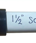 Must-Have 1.5 Inch Inline Pool Diverter Valve 2-Way CPVC Slip Valve with PTFE Seal connected to Schedule 40 PVC pipe