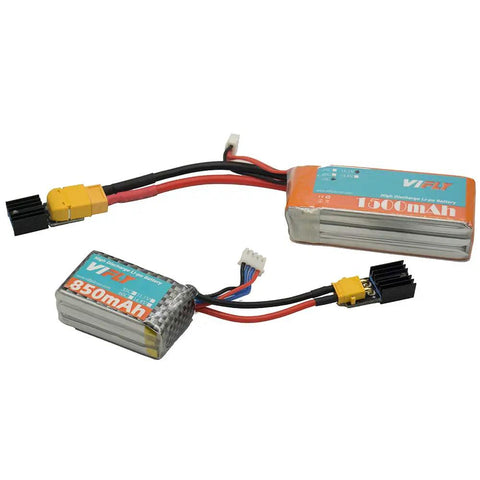 XT60 connectors on Dual LiPo Battery Discharger To Storage Voltage With Heatsink For 2S To 6S RC FPV Drone Batteries