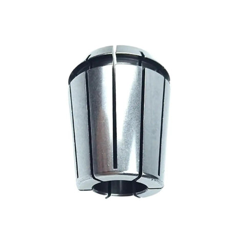 Precision ER11 Collet Chuck Kit 4.5mm High Stability Grip for Milling Boring Tapping Machine Tool Holder 0.008 Accuracy No Deform, metal collet shown from above.