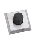Rock Solid 14Mm Carbide Cutter Inserts 10 Pack Square 4 Sided Rotatable Blades For Woodworking Spiral Planer Head With M6 Screws close-up view of a square carbide insert.