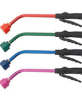 Touch-N-Flow Rain Wand 16 Inch Length Green With One-Touch Lever For Gentle Full-Flow Watering shown with color variations.