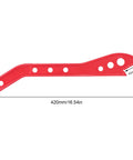 Workhorse Woodworking Safety Push Sticks Two Pack Red Plastic Wood Guide Tool with ergonomic handle, 420mm length.