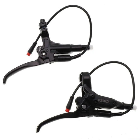 Waterproof E Bike Brake Lever And Grips Set With Power Off Cutoff For E Bike And E Scooter All Weather Braking GT03