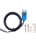 Top Notch Inductive Proximity Sensor SN04 P With Bracket Kit For 4mm Detection 5 To 30V DC 3 Wire PNP NO Output Blue LED Indicator