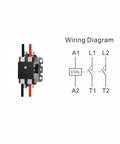 Two Pole 40 Amp 208 240 Volt Definite Purpose Contactor Beefed Up For HVAC Heavy Duty Replacement with wiring diagram