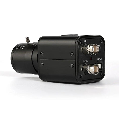 Side view of HD SDI Security Camera 2MP 1080P With 1/2.8 High Sensitivity CMOS 2.8-12mm Manual Varifocal Lens Digital CCTV Surveillance