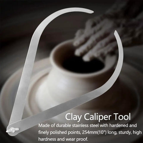 Top Notch Ten Inch Clay Caliper Tool Leveraging Sweet Wing Nut Adjustments For Seamless Pottery Ceramic Modeling And Studio Carving Without The Hiccups Of Fiddly Knobs Because Creators Want Spot On Measurements Daily