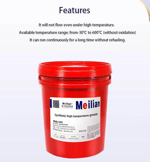 Synthetic High Temperature Grease For Baking Equipment Chains High Temperature Resistant Lithium Base Lubricant 15L