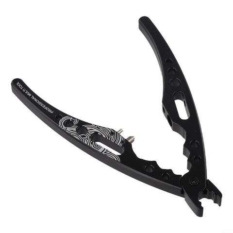 Aluminum Alloy RC Ball Head Pliers With Shock Absorber Multi Function Hand Tool For Model Car And Aircraft Assembly Black