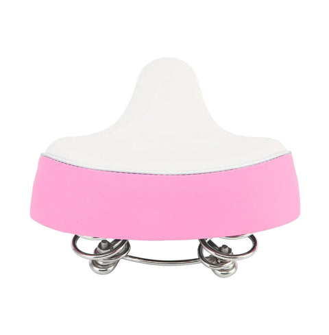 Kids Bike Seat For Girls On 12 To 20 Inch Bikes Wide And Comfy Pink Saddle With Waterproof Material Ergonomic Design