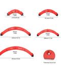 Heavy Duty Aluminum Router Corner Radius Template And Routing Jig Set With Five Precision Guides for flawless curves.